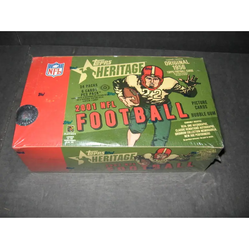 2001 Topps Heritage Football Box (Hobby)
