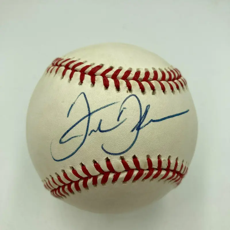 Frank Thomas Rookie Era Signed 1990's Official American League Baseball JSA COA