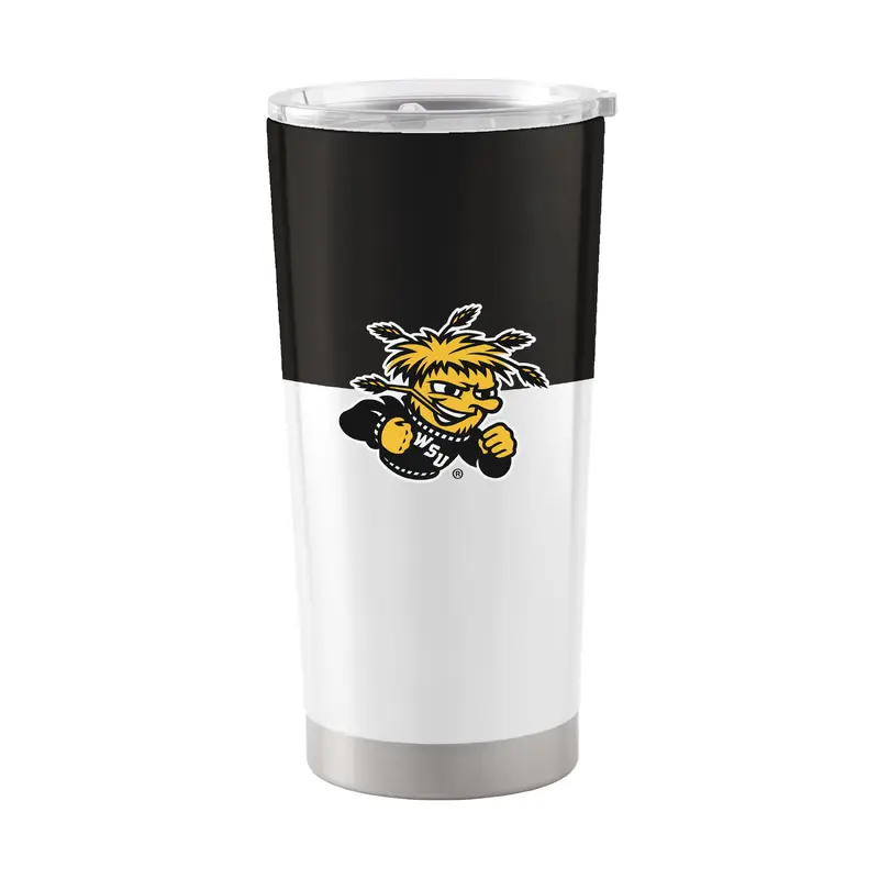 Wichita St Colorblock 20oz Stainless Tumbler