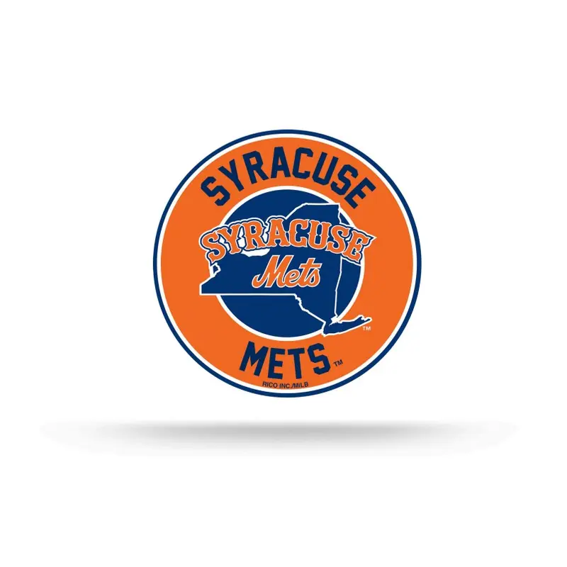 Syracuse Mets Round Magnet