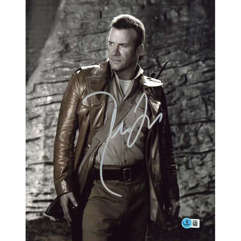 Thomas Jane Mutant Chronicles Authentic Signed 11x14 Vertical Photo BAS #BS96961