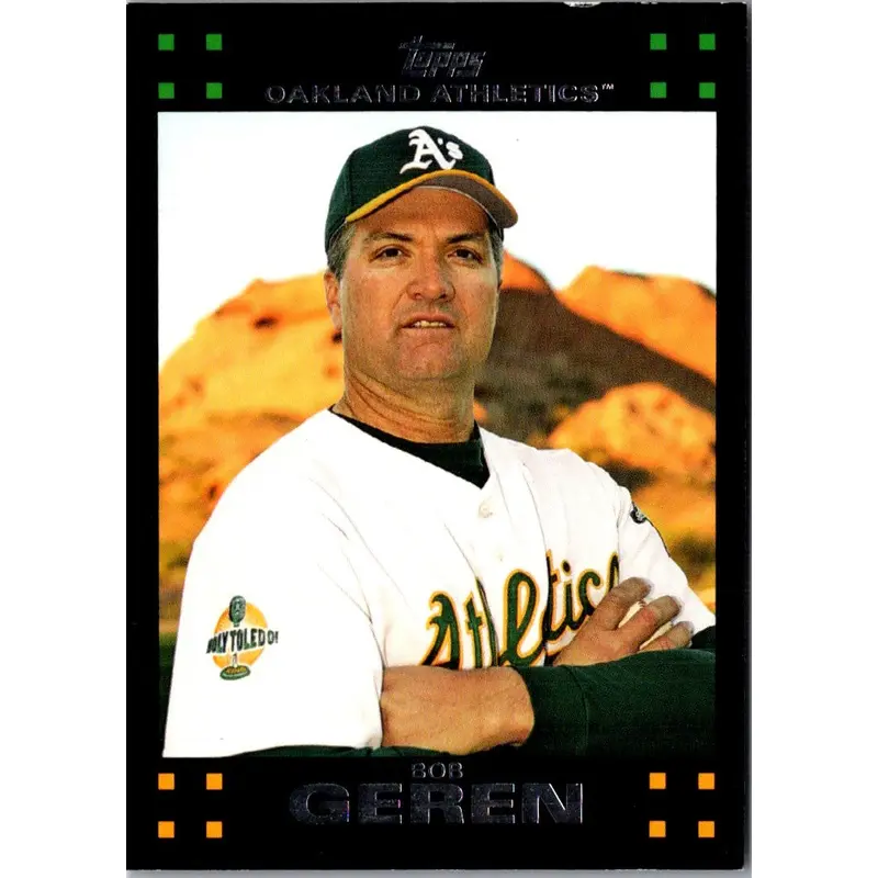 2007 Topps Red Back Bob Geren #614