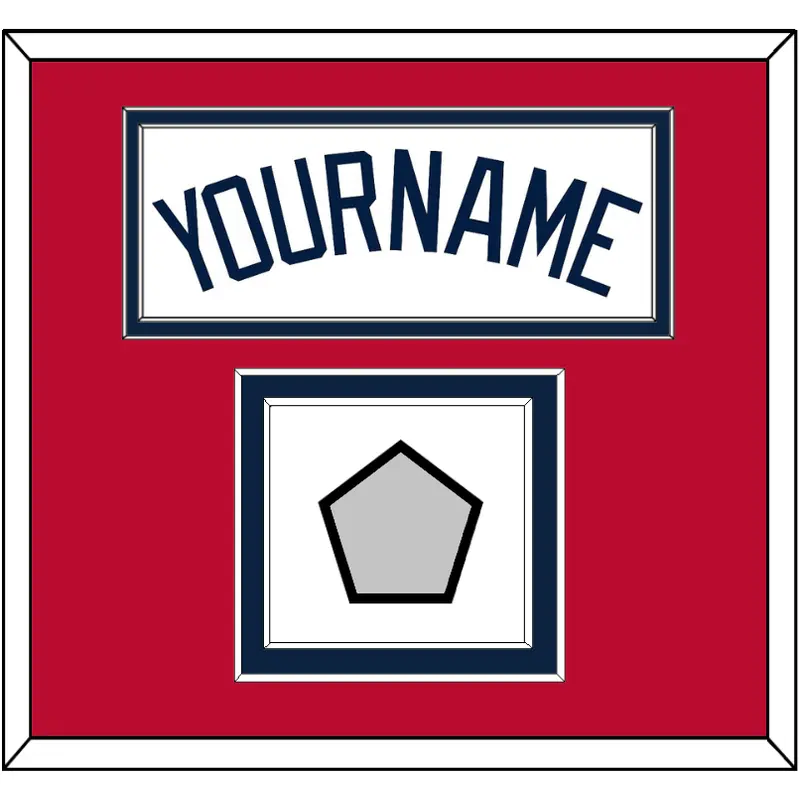 Atlanta Name & World Series Champions Patch - Home White - Double Mat 2