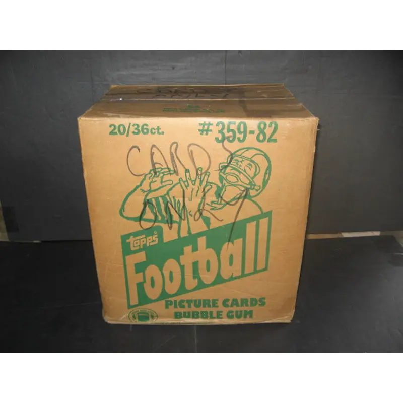 1982 Topps Football Unopened Wax Case (20 Box) (Authenticate)