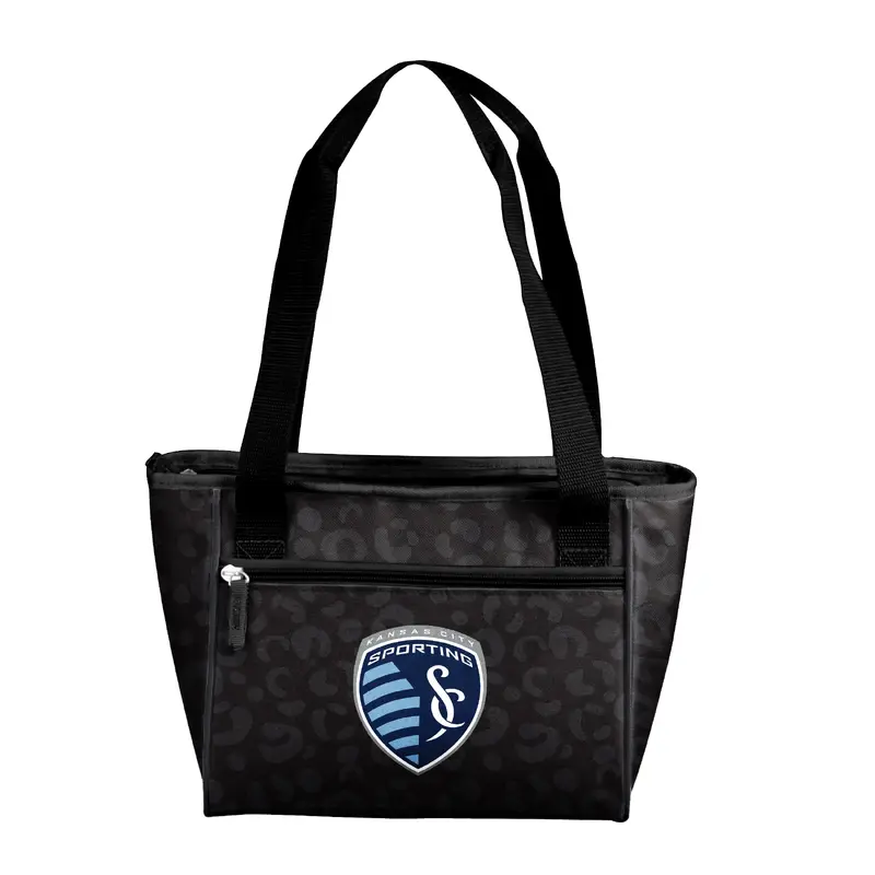 Sporting KC Leopard Print 16 Can Cooler Tote
