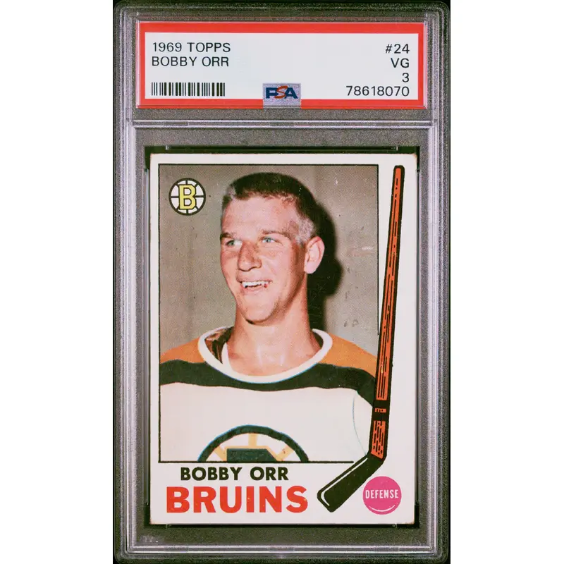 Bobby Orr 1969 Topps #24 PSA 3 Very Good