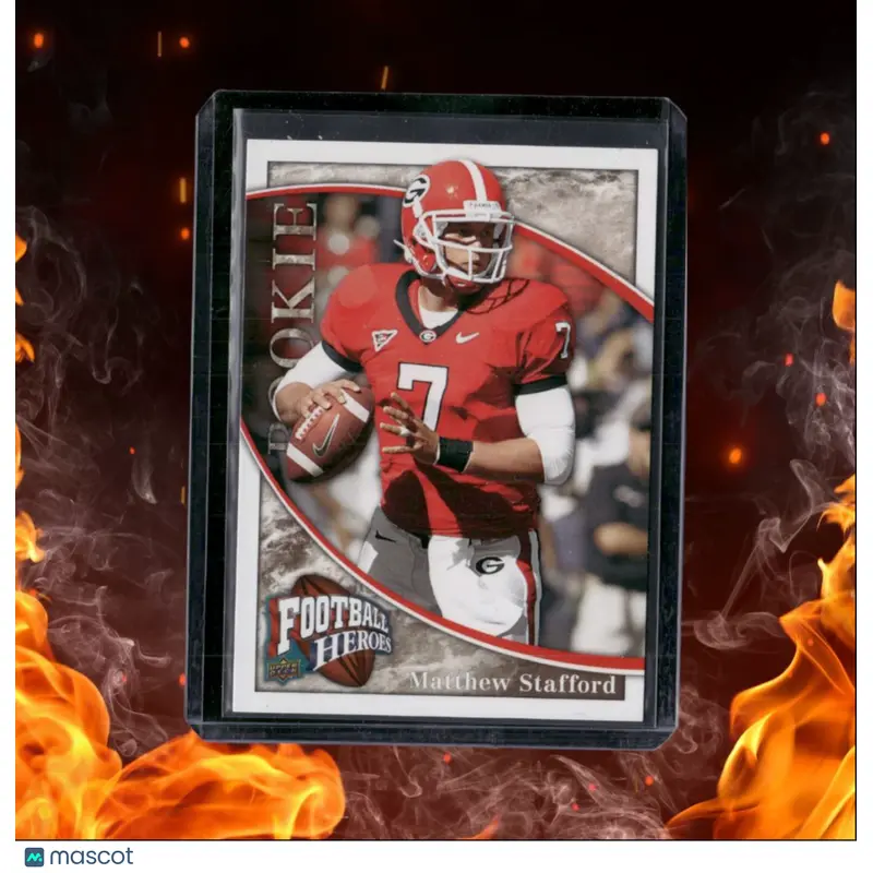 2009 Upper Deck Football Heroes Matthew Stafford Rookie #117