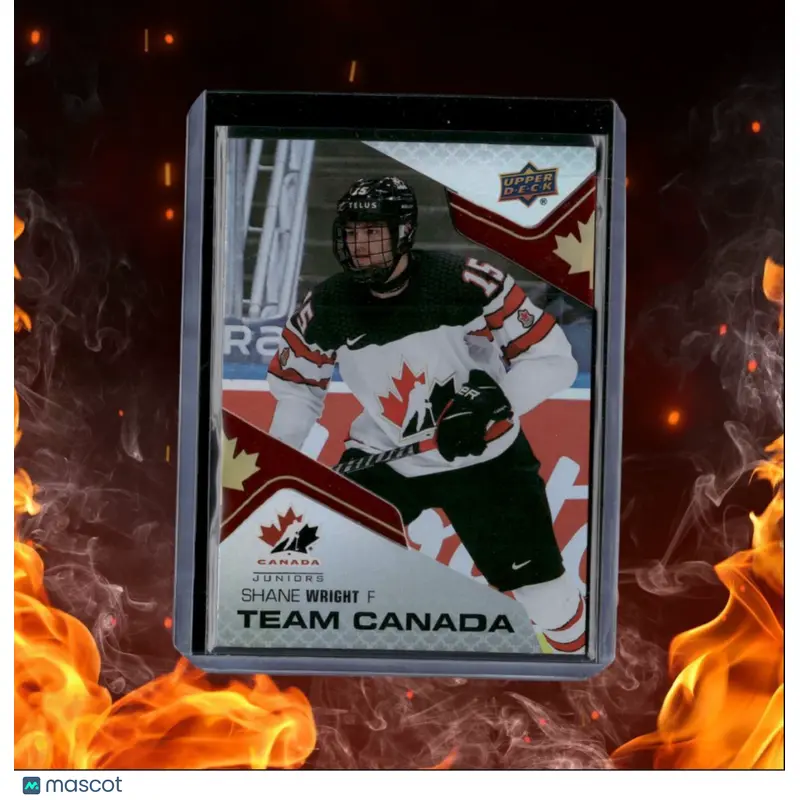 2022-23 Upper Deck Team Canada Juniors Shane Wright Acetate #CA-18
