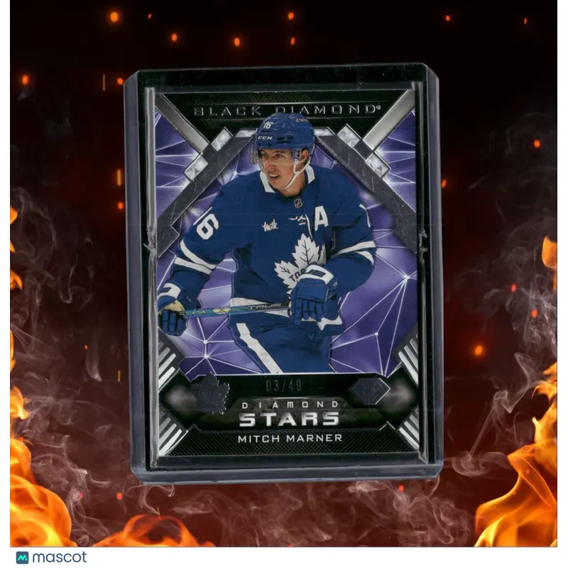2023-24 Upper Deck Black Diamond Mitch Marner Purple 03/49 #16