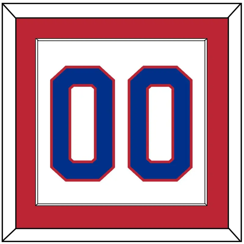 United States Mens Hockey Number - 1980 Olympics Home White - Single Mat 2