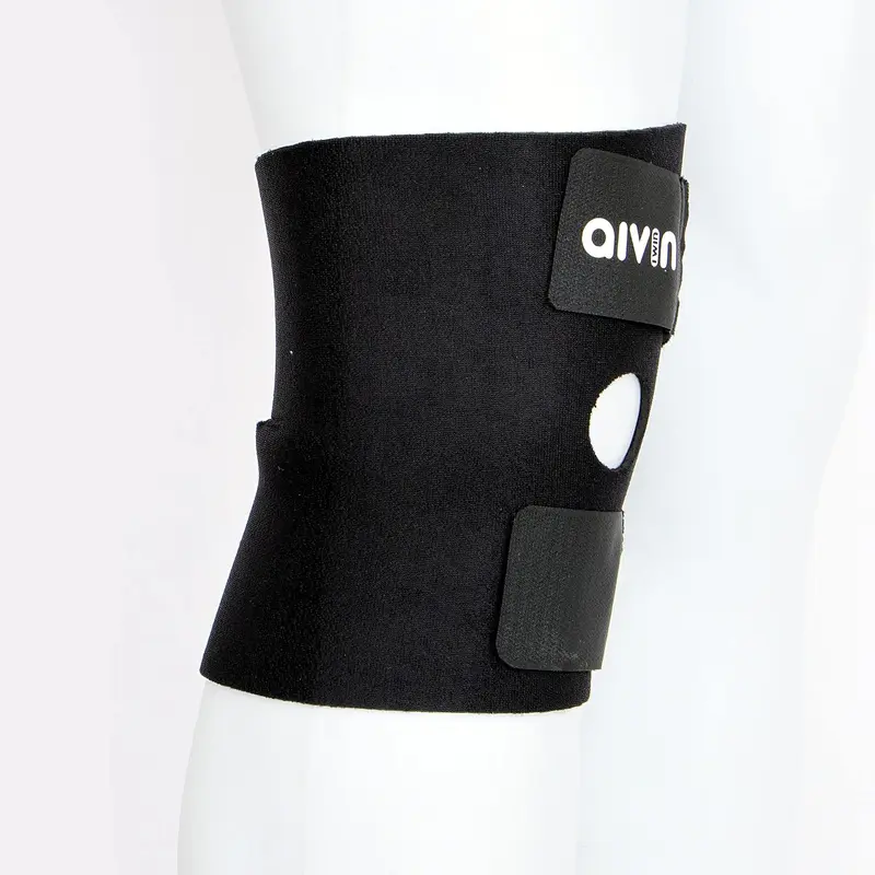 AIVIN Adjustable Knee Support (Black) Free Size | Kibi Sports