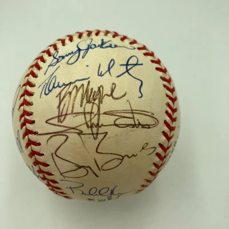 Barry Bonds 1999 San Francisco Giants Team Signed Baseball Beckett COA