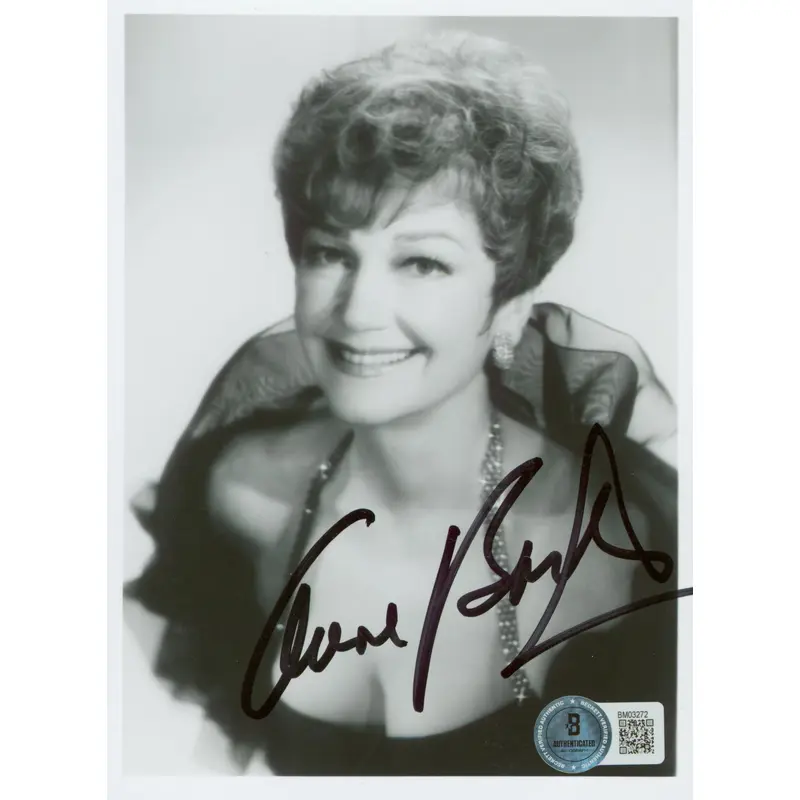 Anne Baxter The Ten Commandments Authentic Signed 5x7 Photo BAS #BM03272