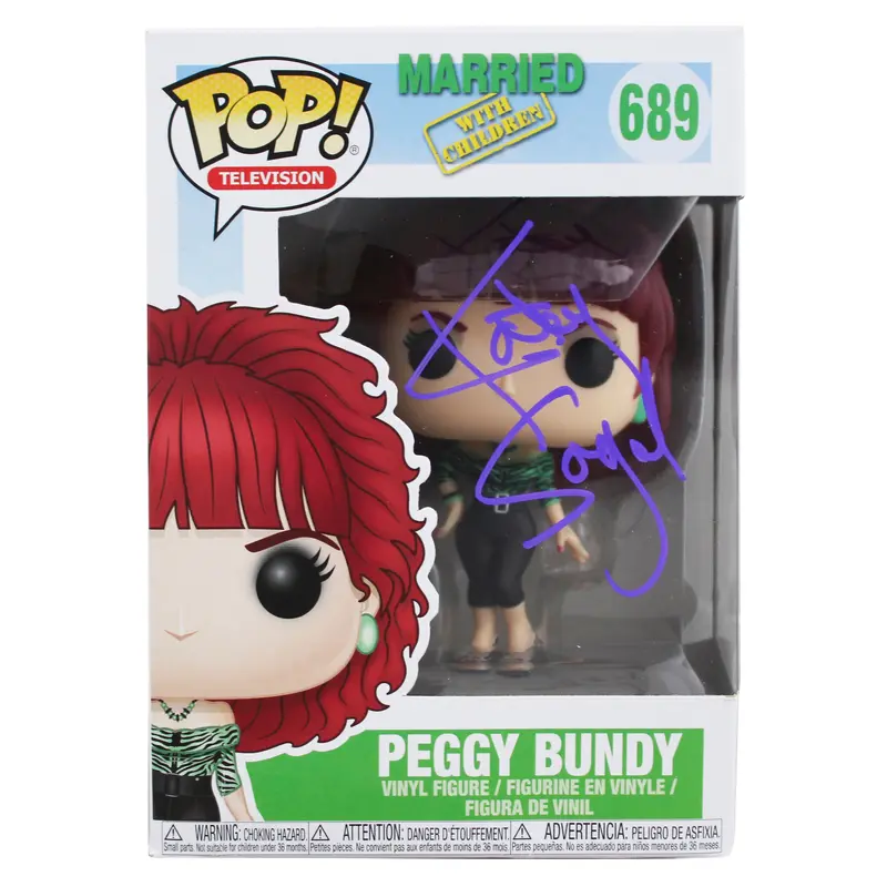 Katey Sagal Married W/ Children Signed Peggy #689 Funko Pop Figure JSA #CE80506