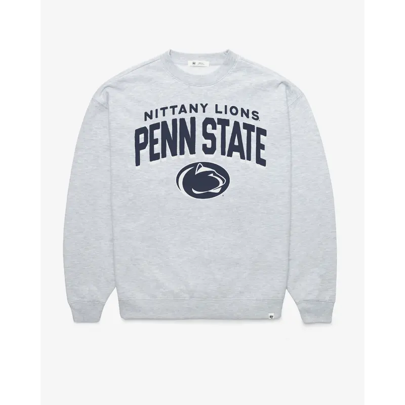 PENN STATE NITTANY LIONS CAMPUS ARCH CLOUD '47 OVERSIZED CREW WOMENS