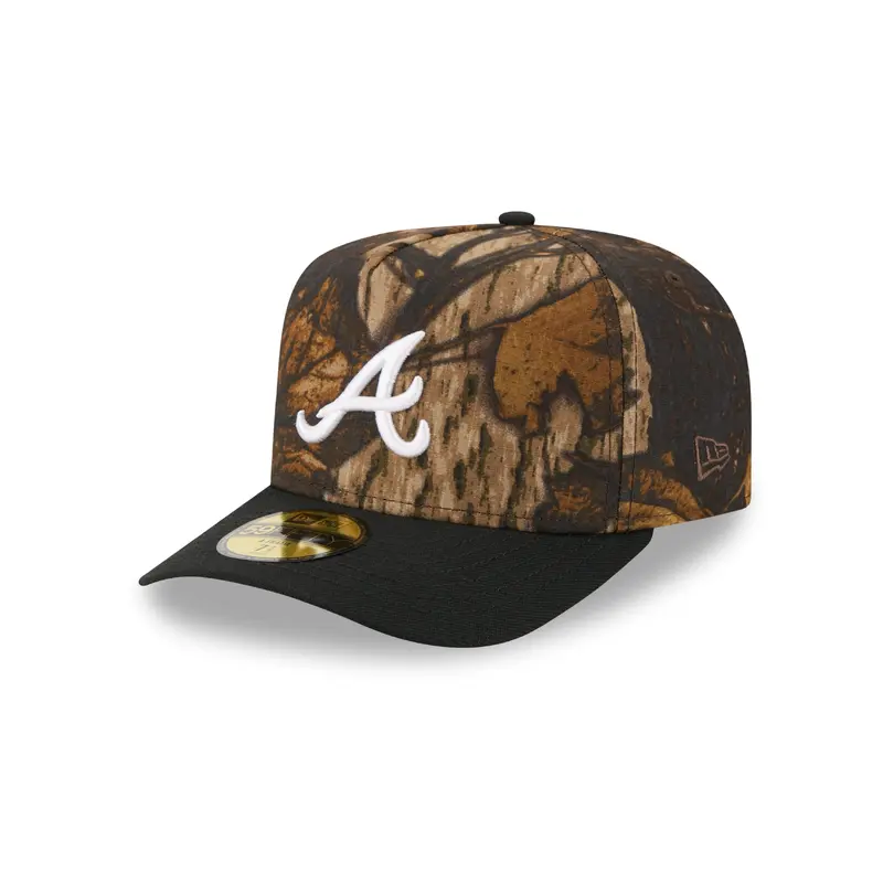 New Era - 59FIFTY Fitted A-Frame Cap - Atlanta Braves - RIPSTOP CAMO