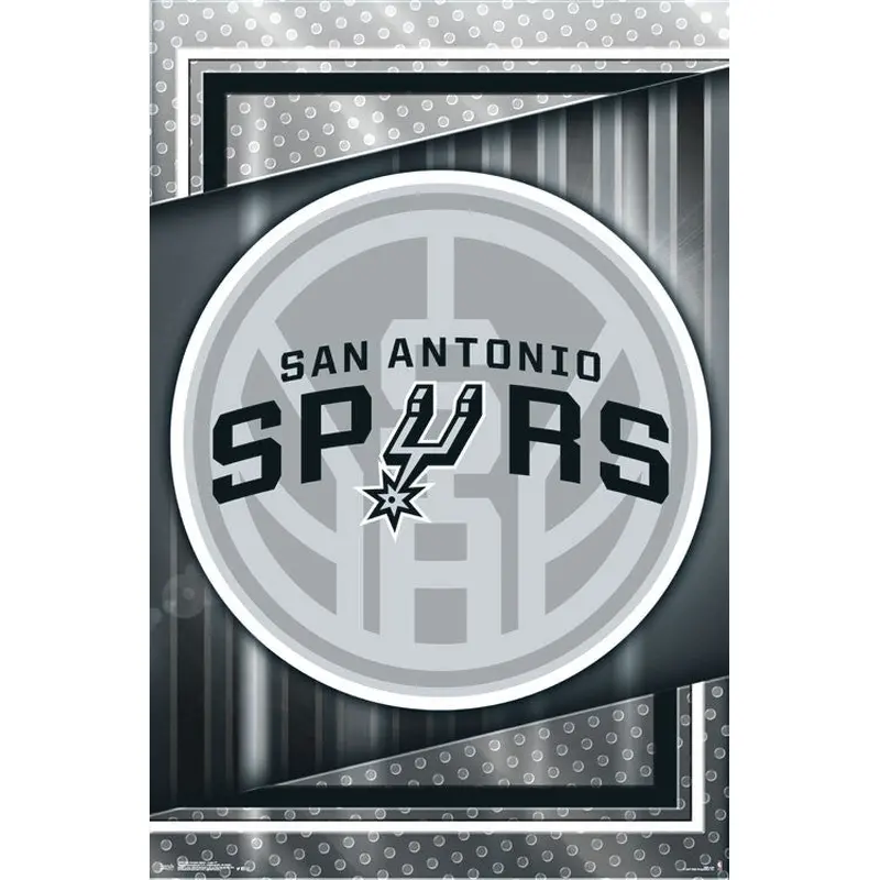 San Antonio Spurs NBA Basketball Official Team Logo Poster - Trends International 2017