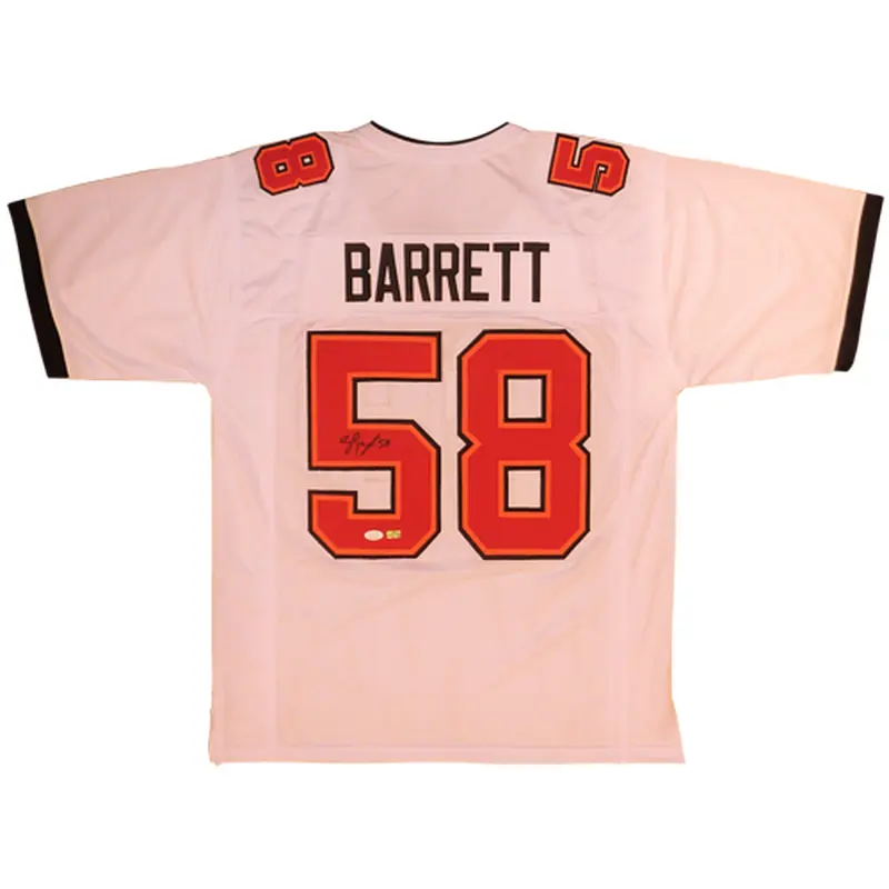 Shaquil Barrett Autographed Tampa Bay (White #58) Custom Jersey - JSA