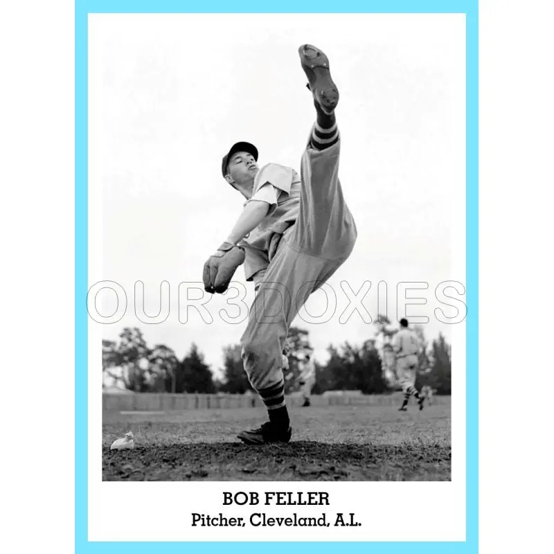 Bob Feller 1947 Tip Top Bread Custom Card - 3819
