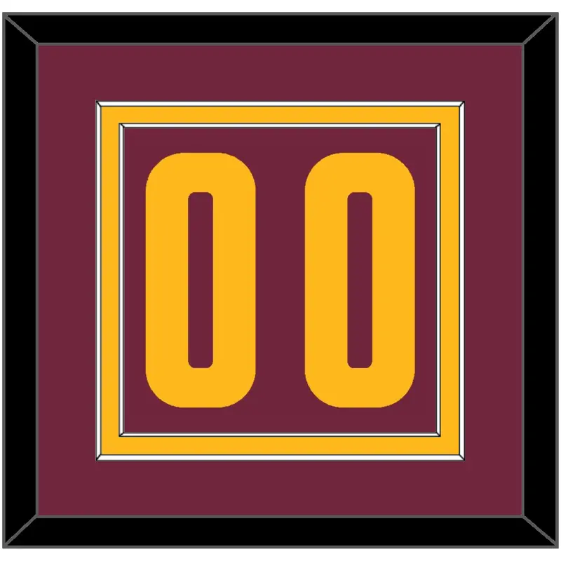 Cleveland Number - Road Red (2010-2017) - Double Mat 2