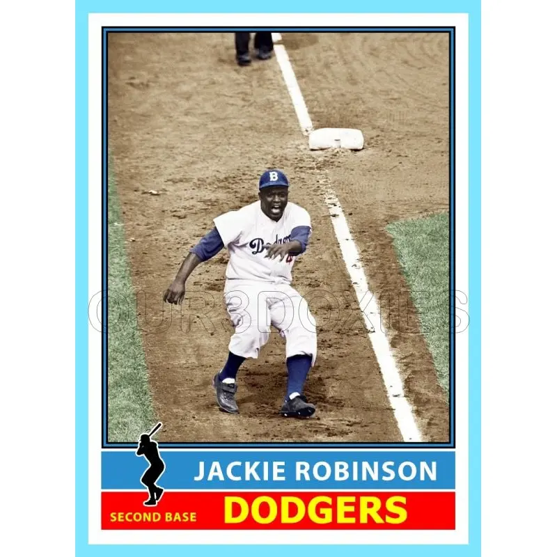 Jackie Robinson 1976 Topps Custom Card - 4872