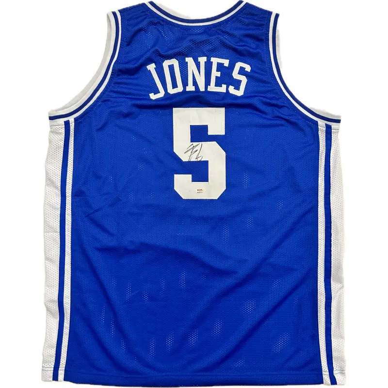 Tyus Jones signed jersey PSA/DNA Duke Blue Devils Autographed Wizards