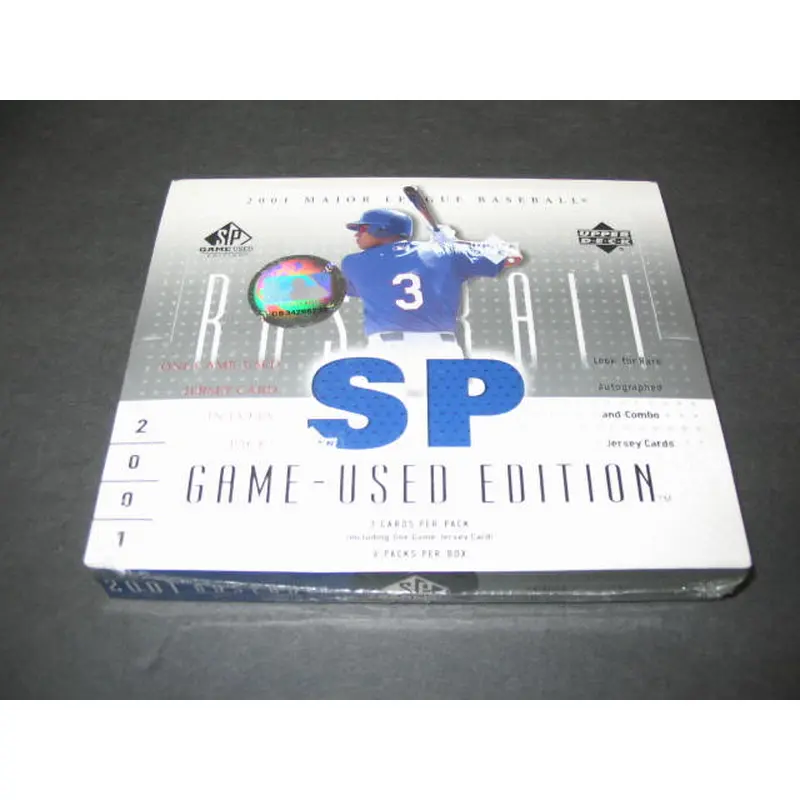 2001 Upper Deck SP Game Used Edition Baseball Box (Hobby)