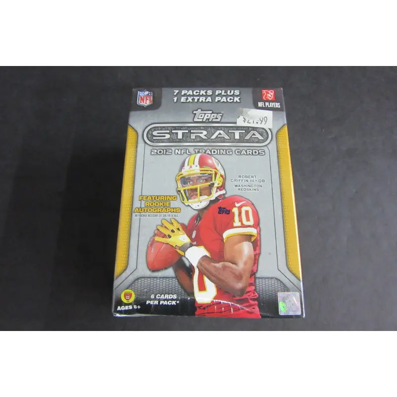 2012 Topps Strata Football Blaster Box (8/6)