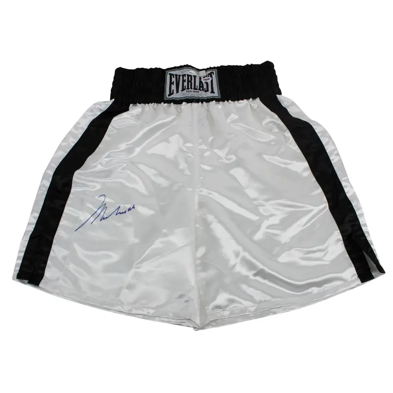 Muhammad Ali Authentic Signed White Everlast Boxing Trunks PSA/DNA #T08067