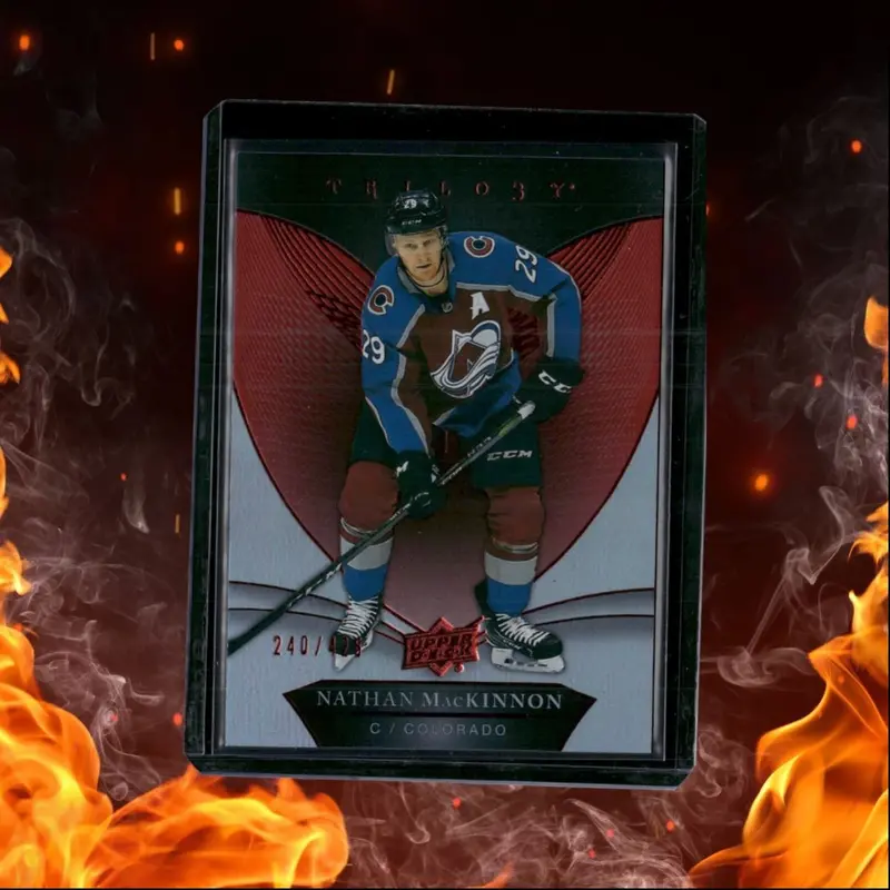 2018-19 Upper Deck Trilogy Nathan MacKinnon Red Foil 240/425 #PMP-NM