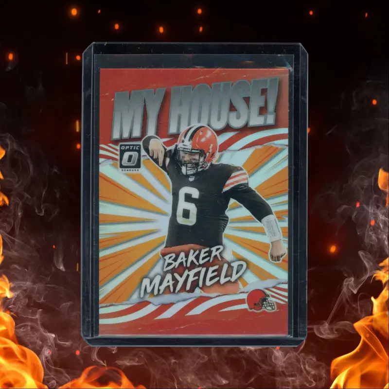 2021 Donruss Optic My House! Orange Baker Mayfield #MH-10
