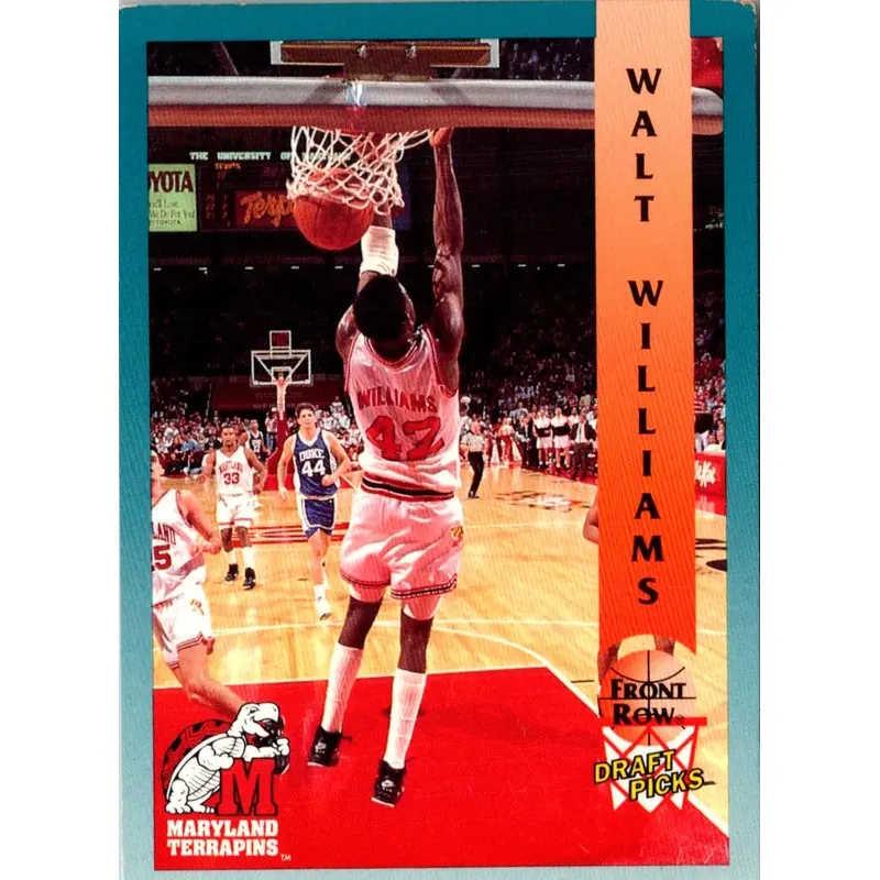 1992 Front Row Draft Picks Walt Williams #95