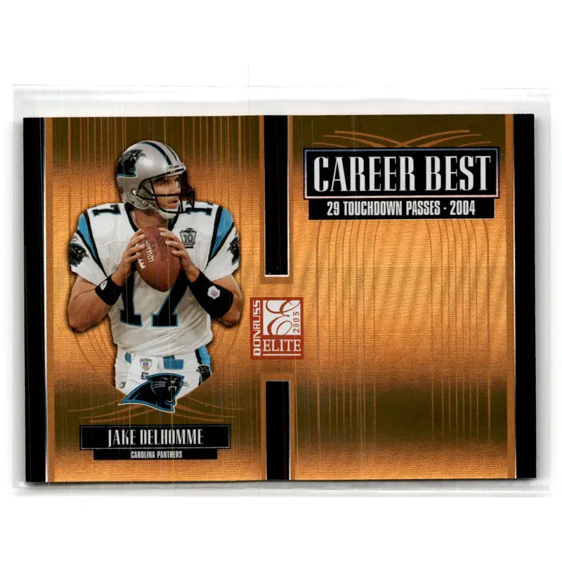 2005 Donruss Elite Career Best Gold Jake Delhomme #CB-19 060/500