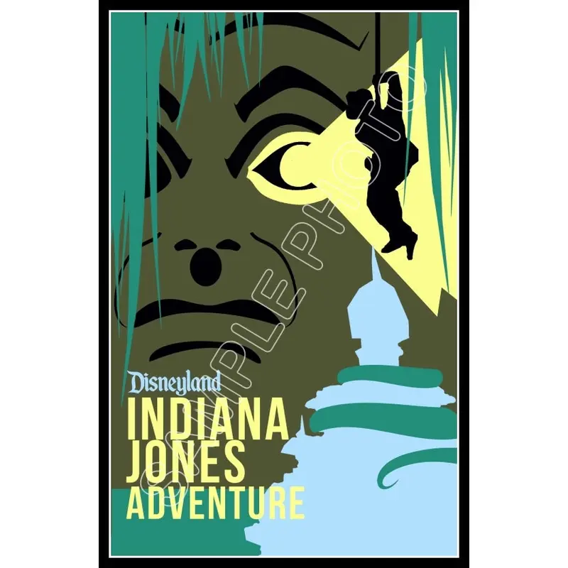 Disneyland Indiana Jones Poster 11X17 - 1274
