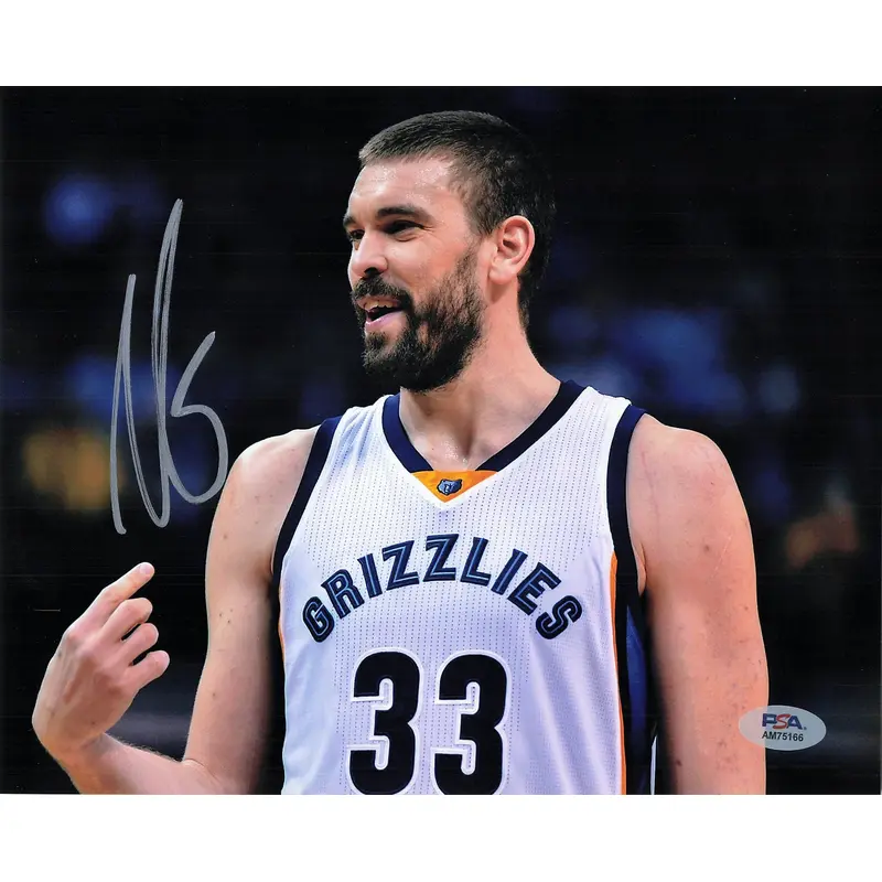 Marc Gasol signed 8x10 photo PSA/DNA Memphis Grizzlies Autographed