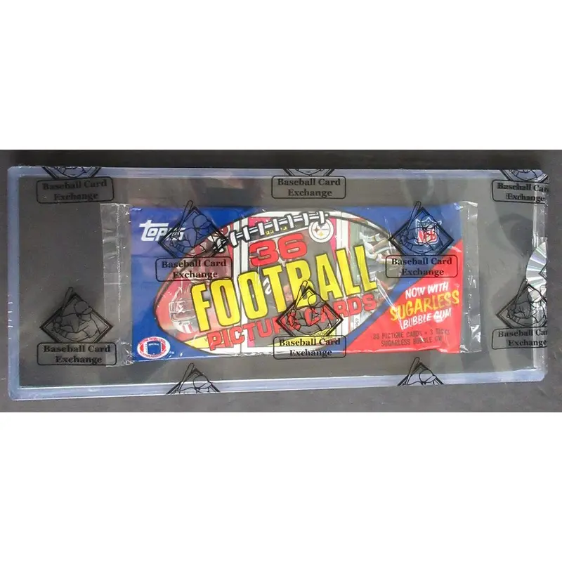 1984 Topps Football Unopened Grocery Rack Pack (BBCE) (Montana Top)