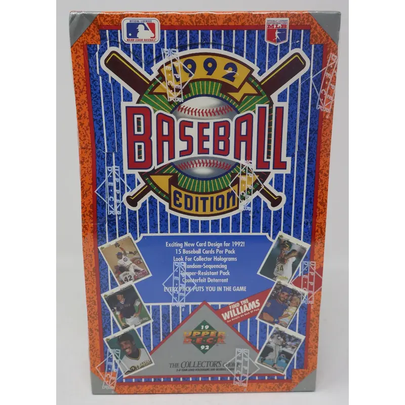 1992 Upper Deck Baseball Low Series Box