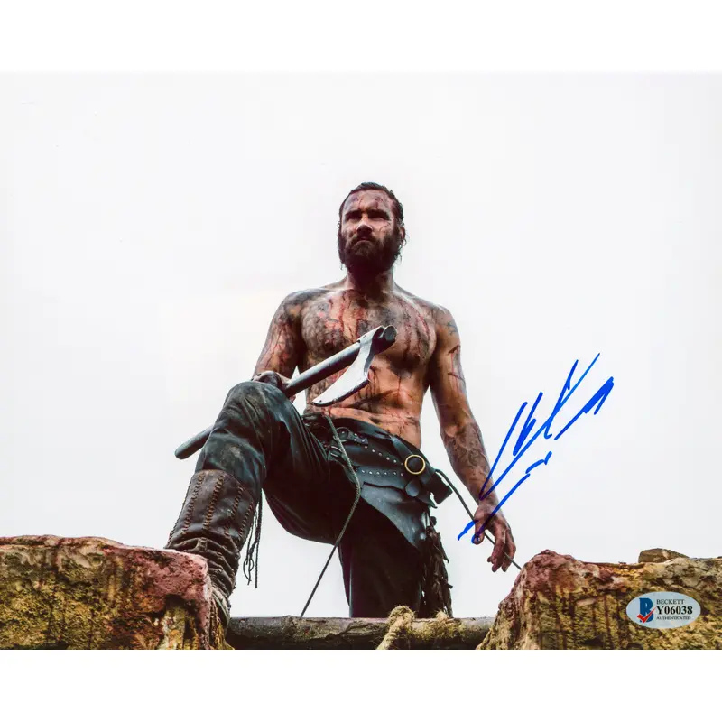 Clive Standen Vikings Authentic Signed 8x10 Photo Autographed BAS #Y06038