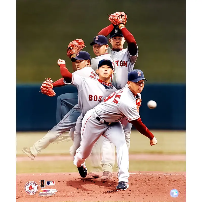 Daisuke Matsuzaka "The Pitch" Boston Red Sox Premium Poster Print - Photofile 2007