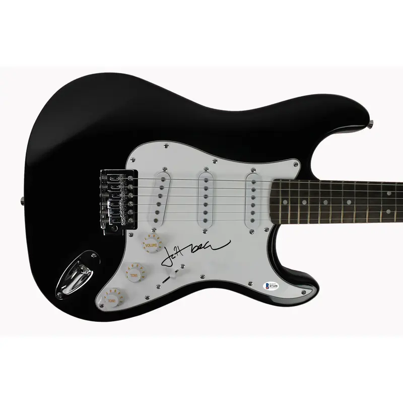 Jeff Beck The Yardbirds Authentic Signed Electric Guitar Autographed BAS #B71698