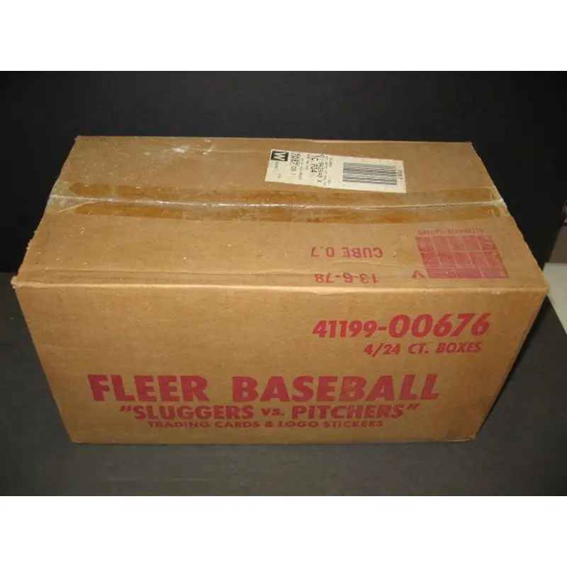 1987 Fleer Baseball Sluggers vs. Pitchers Factory Set Case (00676) (4/24)
