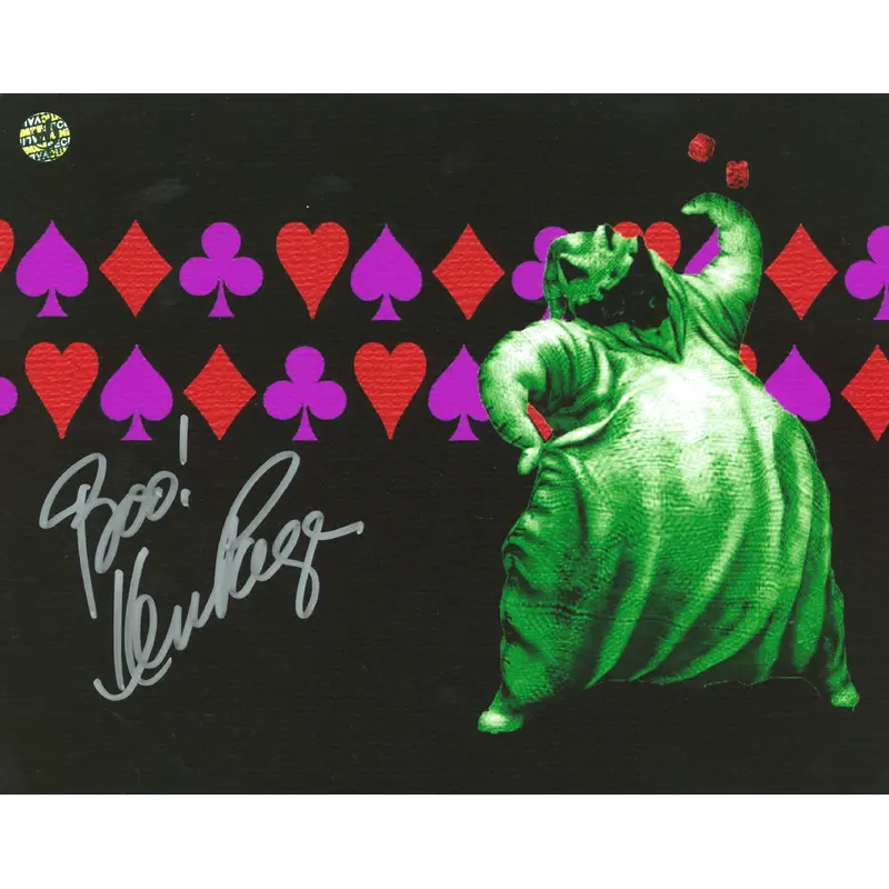 Ken Page The Nightmare Before Christmas Boo! Signed 8x10 Photo Wizard World