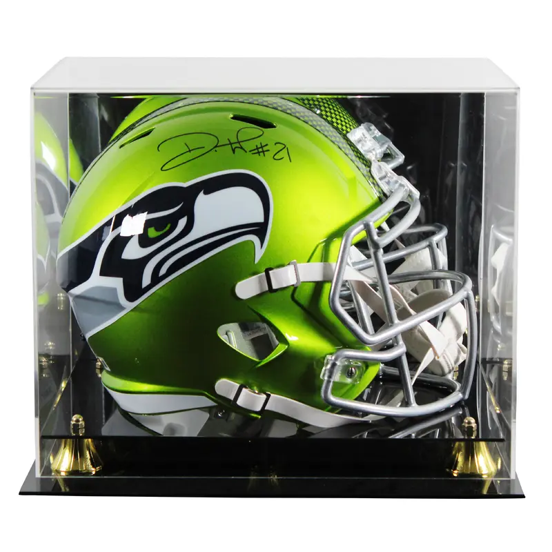 Seahawks Devon Witherspoon Signed Flash Full Size Speed Rep Helmet W/ Case BAS W