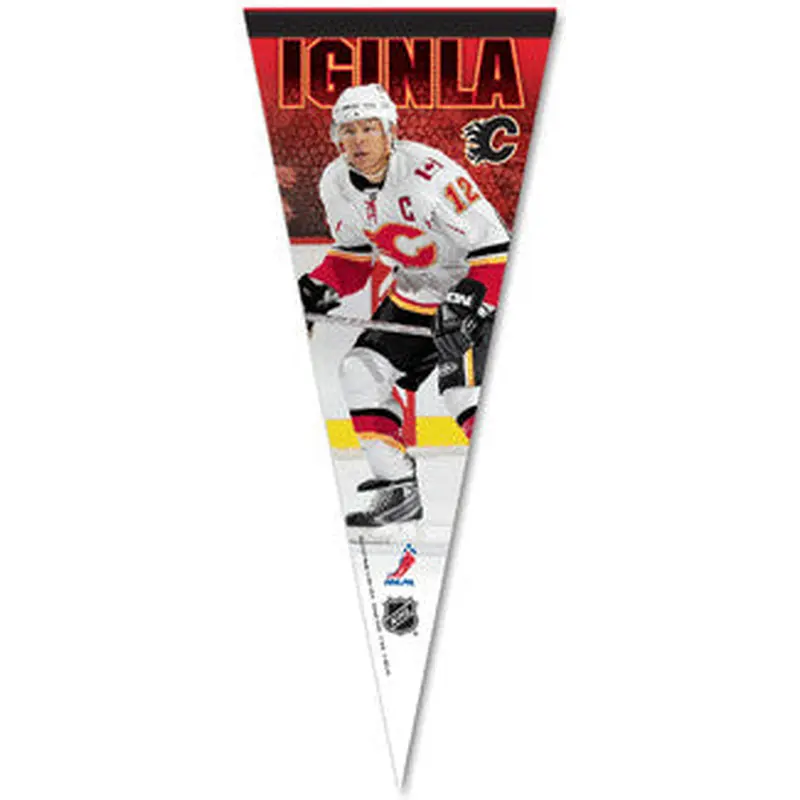 Jarome Iginla Premium Felt Collector's Pennant (L.E. /2008)