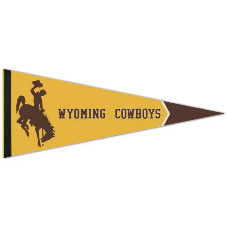 Wyoming Cowboys Official NCAA Team Logo Premium Felt Pennant - Wincraft Inc.