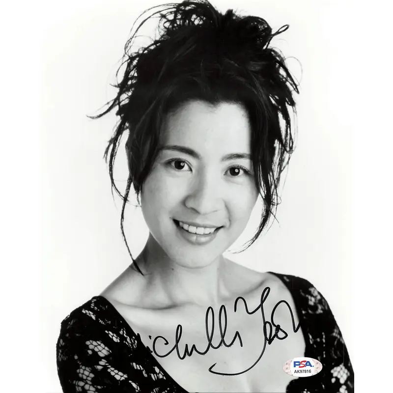 MICHELLE YEOH signed 8x10 photo PSA/DNA Autographed Tomorrow Never Dies