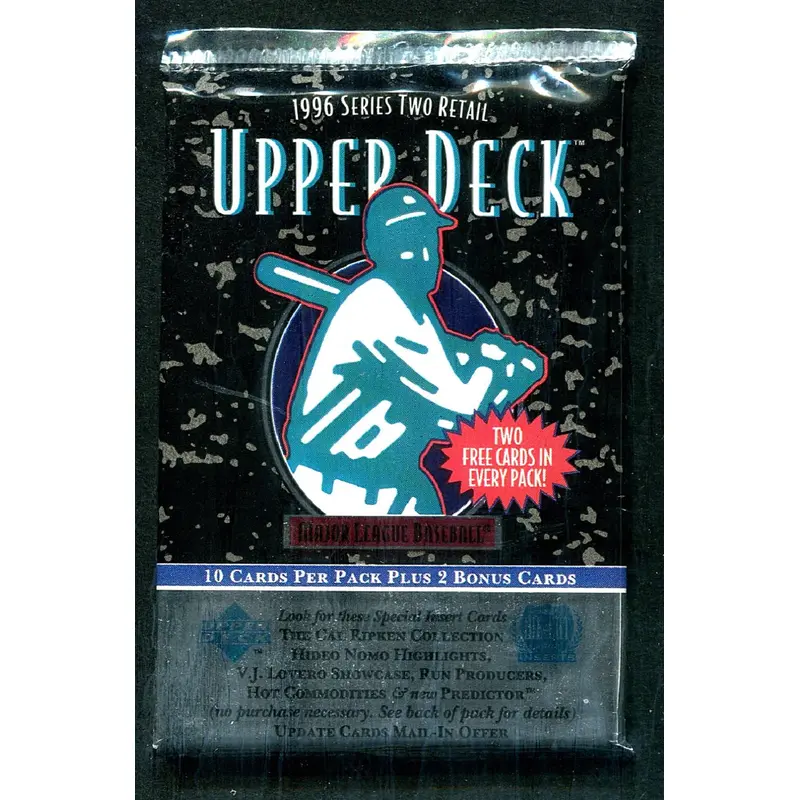 1996 Upper Deck Baseball Unopened Series 2 Pack (Retail) (12)