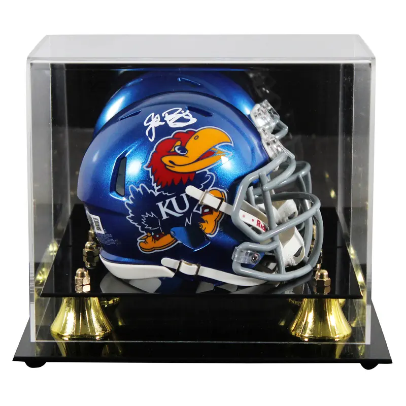 Kansas John Riggins Authentic Signed Speed Mini Helmet W/ Case BAS Witnessed