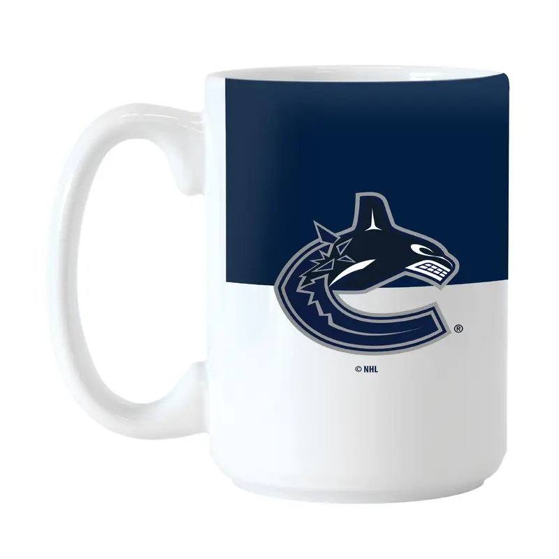 Vancouver Canucks Color Block 15 oz Sublimated Mug