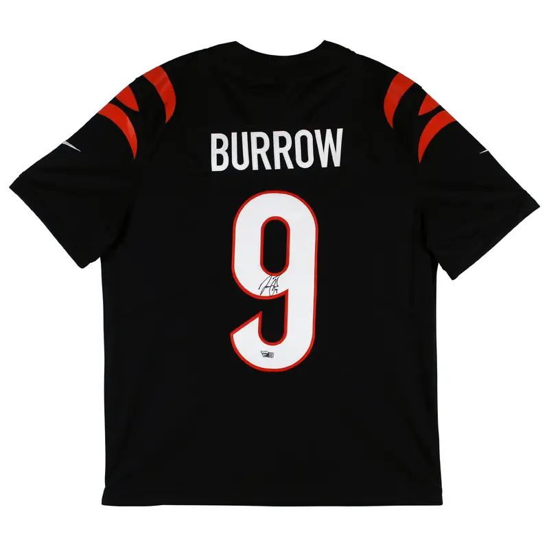 Bengals Joe Burrow Authentic Signed Black Nike Limited Jersey Fanatics